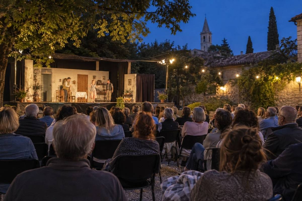Gledališka predstava na prostem pod zvezdami