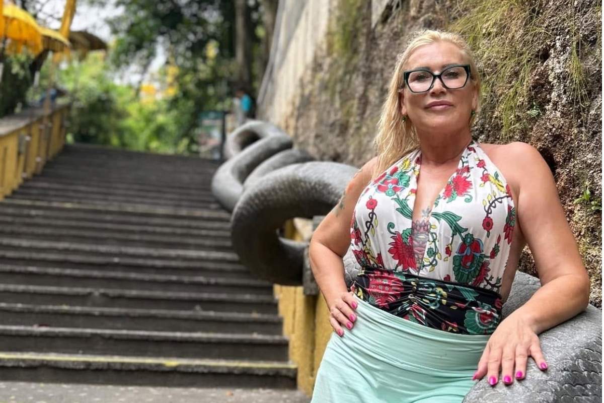 Salome ob predstavitvi nove avtorske predstave Slovenka